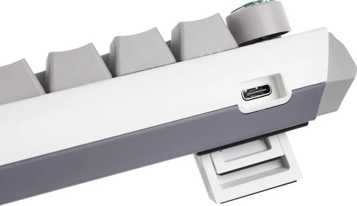 Ducky One 3 Mini, Mist Grey, PBT, LEDs RGB, MX SILENT RGB RED, USB, DE