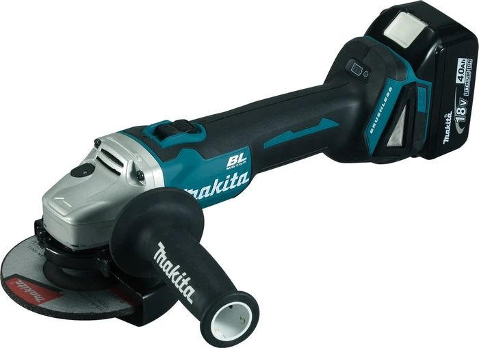 Makita DGA504Y1J Akku-Winkelschleifer inkl. MAKPAC + Akku 1.5Ah