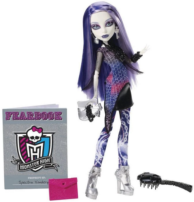 Mattel Monster High - Spectra Vondergeist mit Jahrbuch