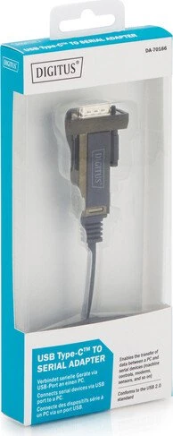 Digitus USB 2.0 auf seriell Adapterkabel, 1m