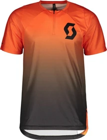 Scott Trail Vertic Zip Trikot kurzarm exotic orange/black (Herren)
