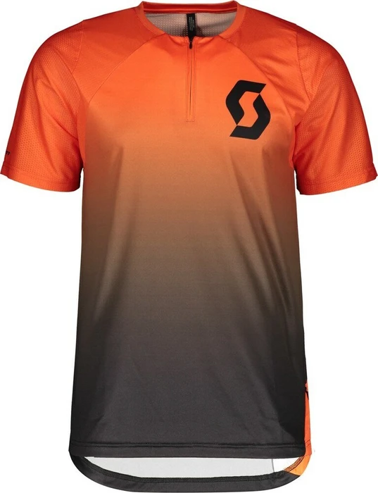 Scott Trail Vertic Zip Trikot kurzarm exotic orange/black (Herren)