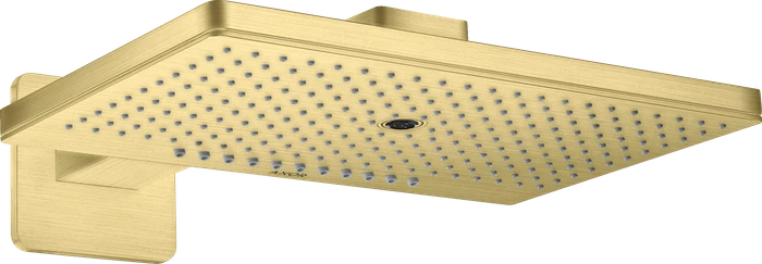 Hansgrohe Axor ShowerSolutions Kopfbrause 460/300 3jet softcube mit Brausearm brushed brass
