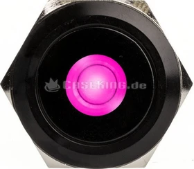 DimasTech Blackline Dot Druckschalter, Ø19mm, schwarz