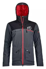 Ortovox 2L Swisswool Andermatt Funktionsjacke black steel (Damen)