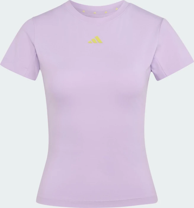 adidas 3-Streifen Studio Baby T-Shirt kurzarm powder plum (Damen)