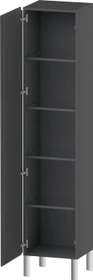 Duravit L-Cube Hochschrank 400 x 363 x 1760 mm graphit matt