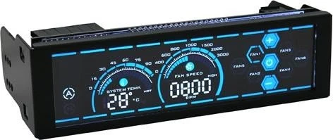 LC-Power LC-CFC-2, Lüftersteuerung 5.25" 6-Kanal