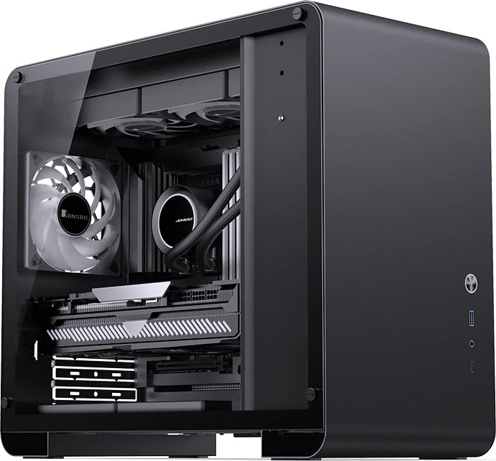 Jonsbo U4 Mini Black, schwarz