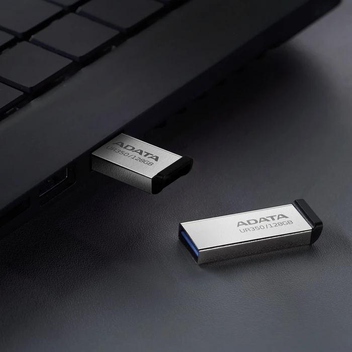 ADATA UR350 USB-A 64GB silber/braun, USB-A, USB 3.2 Gen 1×1
