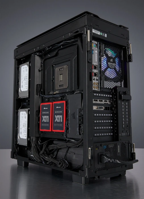 Corsair Obsidian 500D RGB SE, Glasfenster