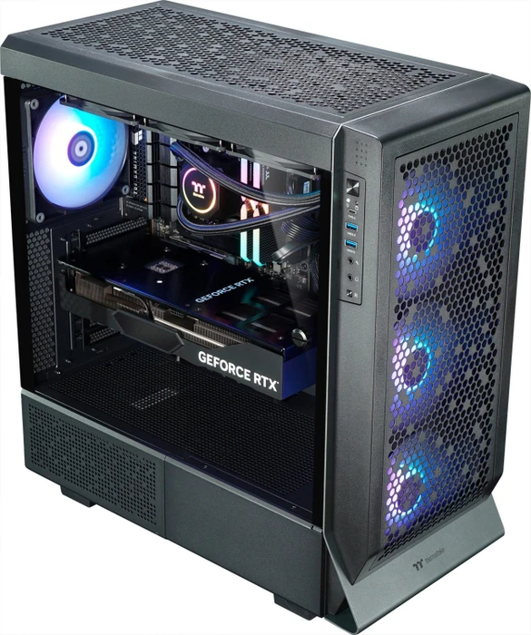 Thermaltake Neired, schwarz, Ryzen 7 7700X, 32GB RAM, 2TB SSD, GeForce RTX 4080