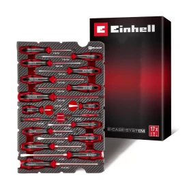 Einhell E-Case Inlay Schraubendrehersatz, 17-tlg.