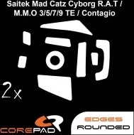 Corepad Skatez PRO für Saitek Mad Catz Cyborg R.A.T / M.M.O 3 / 5 / 7 / 9 TE / Contagio, Mausgleiter, weiß