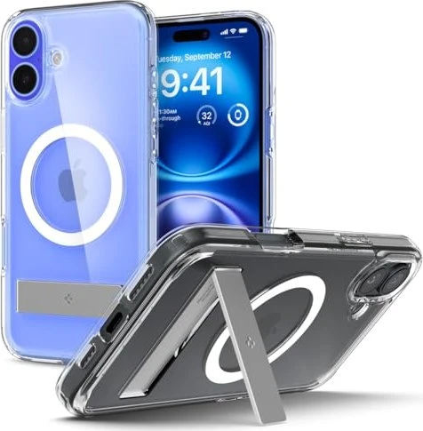 Spigen Ultra Hybrid S (MagFit) für Apple iPhone 16 Plus Crystal Clear