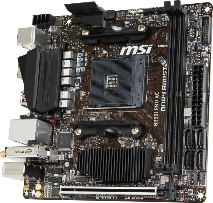 MSI B350I Pro AC (AMD AM4)