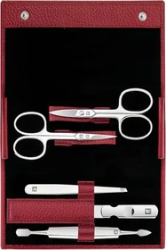 Zwilling Taschen-Etui Maniküre/Pediküre-Set 5-teilig rot
