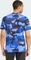 adidas Train Essentials Camo Allover Print Funktionsshirt kurzarm semi lucid blue (Herren) Vorschaubild