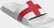 adidas Adilette cloud white/red (Herren) Vorschaubild