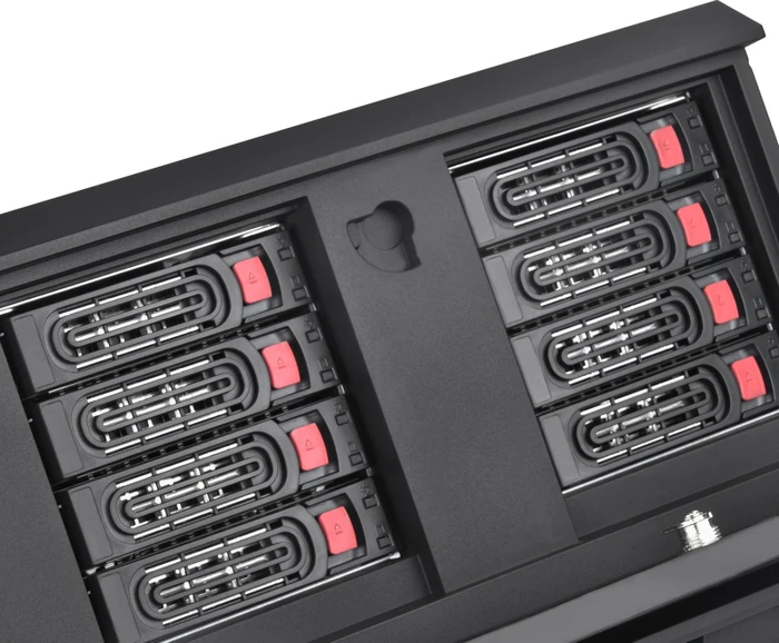 SilverStone Case Storage CS381 [V1.1/V1.2], schwarz