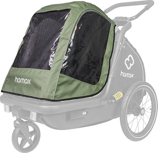 Hamax Pluto M Regenschutz schwarz (490105)