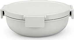 Brabantia Make & Take Salatschüssel Aufbewahrungsbehälter light grey