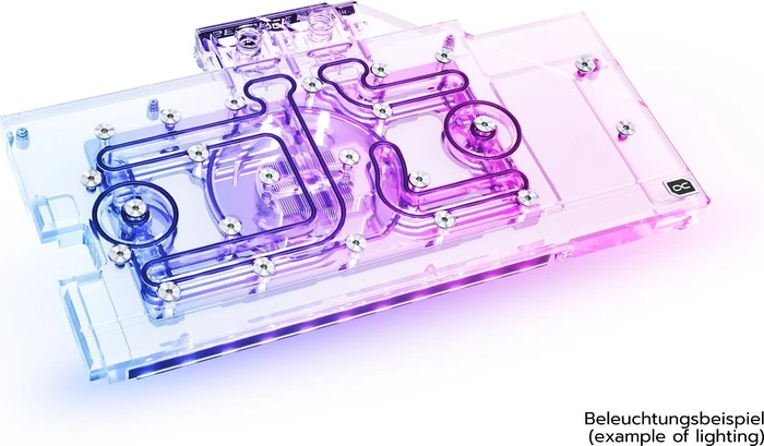 Alphacool Eisblock Aurora Acryl GPX-N RTX 3070 ROG Strix mit Backplate