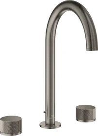 Grohe Atrio Private Collection 3-Loch-Waschtischbatterie 1/2" L-Size hard graphite gebürstet