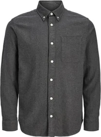Jack & Jones Regular Fit Hemd langarm schwarz (Herren)
