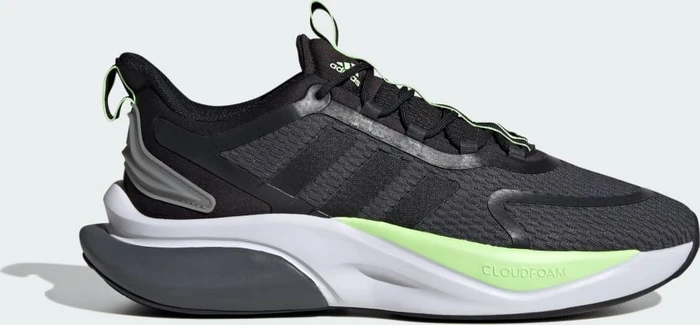 adidas Alphabounce+ Bounce grey six/core black/green spark