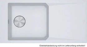 Franke FXG 611-100 Einbau Becken reversibel mit Ablauffernbedienung glacier