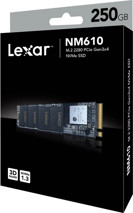 Lexar NM610 250GB, M.2 2280 / M-Key / PCIe 3.0 x4