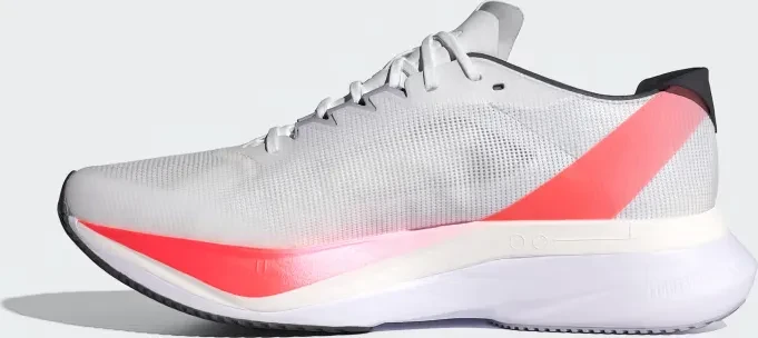 adidas Adizero Boston 12 cloud white/aurora met/solar red (Herren)