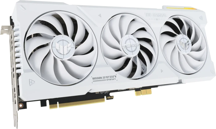 ASUS TUF Gaming GeForce RTX 4070 Ti SUPER BTF White, TUF-RTX4070TIS-16G-BTF-WHITE, 16GB GDDR6X, 2x HDMI, 3x DP