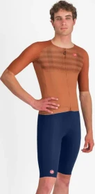 Castelli Free Aero Race S Bibtight Fahrradhose kurz belgian blue (Herren)