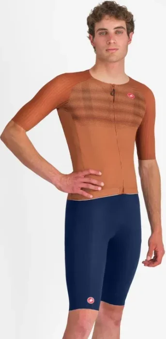 Castelli Free Aero Race S Bibtight Fahrradhose kurz belgian blue (Herren)