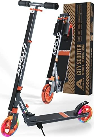 Apollo Skyracer City Scooter grau/orange