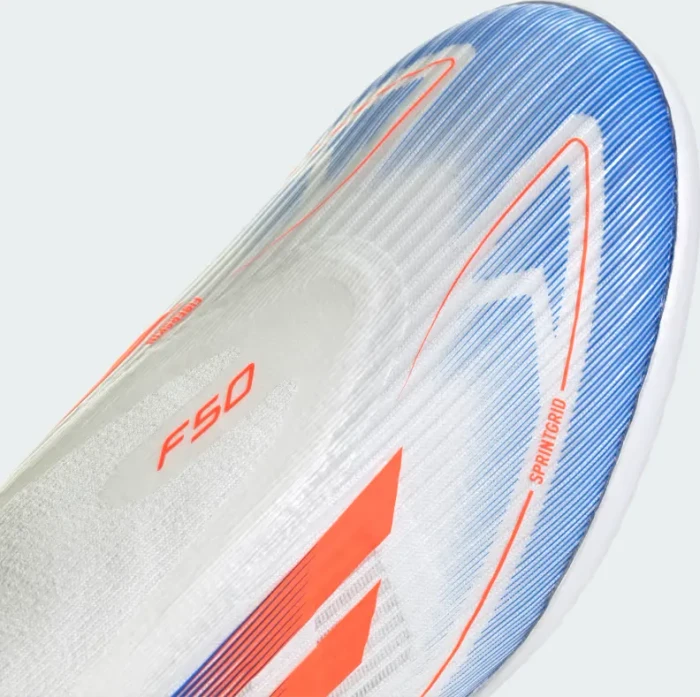adidas F50 League Laceless TF cloud white/solar red/lucid blue (Herren)