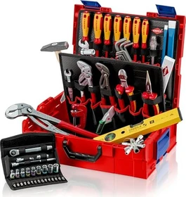 Knipex Sanitär Handwerkzeugset inkl. L-Boxx, 52-tlg.