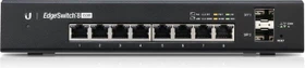 Ubiquiti EdgeSwitch 8 Desktop Gigabit Managed Switch, 8x RJ-45, 2x SFP, 150W PoE+ (ES-8-150W)