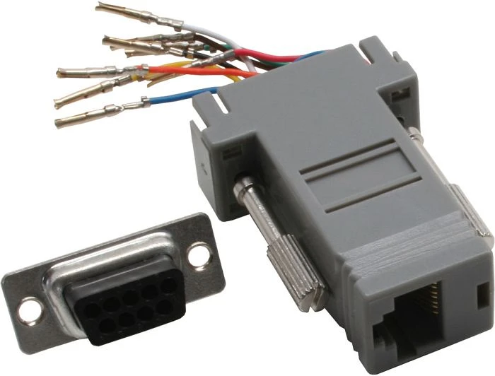 InLine 9-pol Sub D Buchse auf RJ-45 Buchse, Adapter