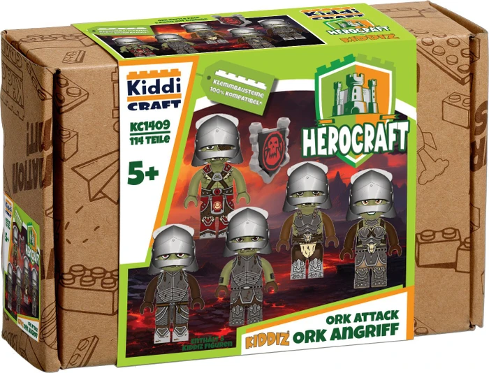 Kiddicraft Herocraft Kiddiz Figuren-Pack: Ork Angriff