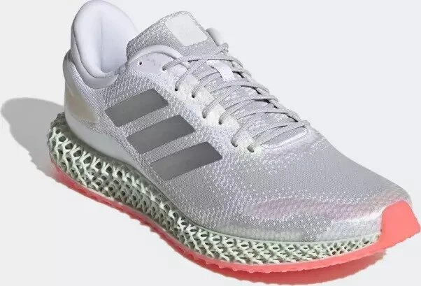 adidas 4D Run 1.0 cloud white/silver metallic/signal pink