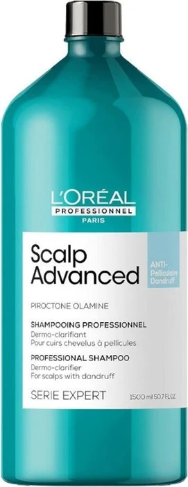 L'Oréal Expert Scalp Advanced Anti-Dandruff Dermo-Clarifier Shampoo, 1.5l