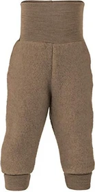 Engel Fleece Hose lang walnuss melange (Junior)
