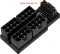 Phobya 12VHPWR Winkeladapter, 12VHPWR auf 4x 8-Pin PCIe Adapter, 180 Grad, links, weiß Vorschaubild