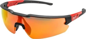 Milwaukee Enhanced Safety Schutzbrille verspiegelt rot