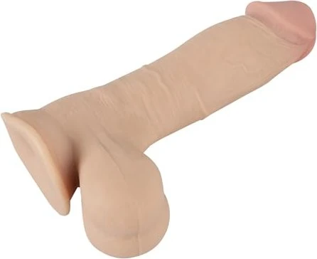 Nature Skin Dildo With Movable Skin 19.9cm