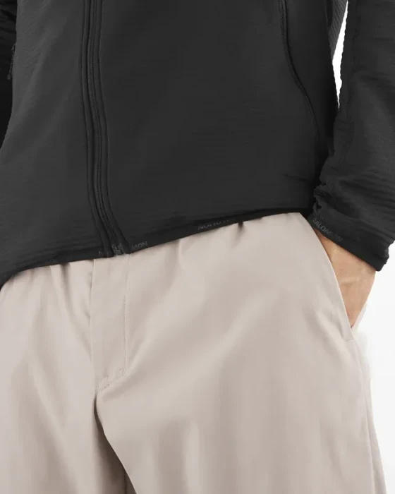 Salomon Essential Lightwarm Jacke deep black (Herren)