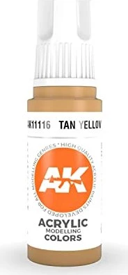 AK-Interactive 3rd Gen Acrylic Colors Acrylic Modelling Colors tan yellow, 17ml